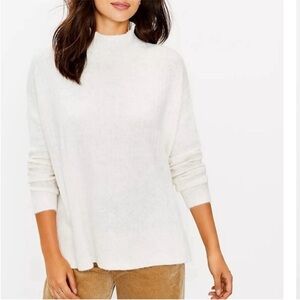 Loft Turtleneck Sweater in Cool Oat Heather
